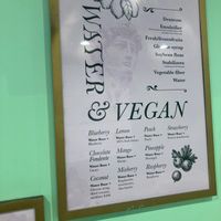 Wall placard at Gelatoville in New York City