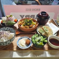 Agedashi tofu lunch set at Bincho Boss in Melbourne