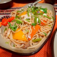 Chow mein at KRISHNA - Cafe & Restaurant in Ho Chi Minh City