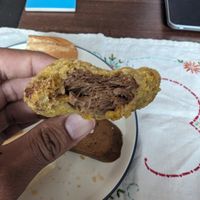 The inside of a nugget at Bezmasna in Prague