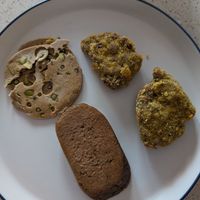 Mortadella, nuggets, meatloaf at Bezmasna in Prague