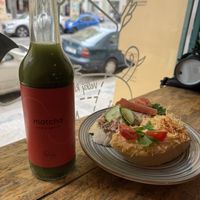 Chlebíčky s sýrem a rostbífem (veganské, ofc)  at Bezmasna in Prague