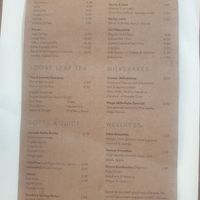 Menu at Wave House Cafe in Newquay