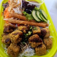 Night Market Crispy Tofu Noodle Bowl. This was good. at Buddha Bowls and Rolls in Sacramento