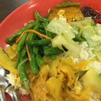 cai fan- veg curry is the best  at Green Vegetarian 三德 - YewTee in West Singapore