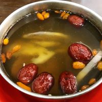 Healthy nutritious lotus root soup  at Green Vegetarian 三德 - YewTee in West Singapore