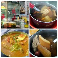 Assam Fish (Vegetarian) and Soup at Green Vegetarian 三德 - YewTee in West Singapore