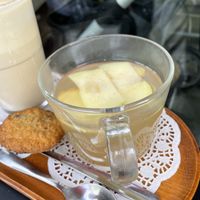 Ginger apple tea  at Café Cannelle in Ghent