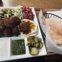 Falafel platter   at Nish Nush in New York City