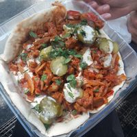 Shawarma at Nish Nush in New York City