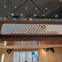 Drink options and sign at YVR - Hula Poke - Domestic Terminal in Richmond