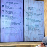 Menu   at YVR - Hula Poke - Domestic Terminal in Richmond