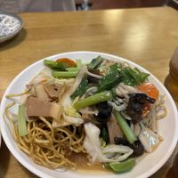 Fried noodles with vegies  at Keiai - 桂愛 in Hiroshima