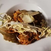 Fried vegetable meatballs at Ristorante Domingo in Delebio