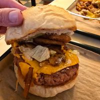 Burger at Glasgow Burgers in Nantes