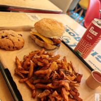 My menu at Glasgow Burgers in Nantes