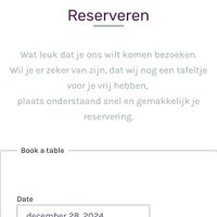 Allowed to make a reservation, not say they are closed. at CHALAZA in Valkenburg