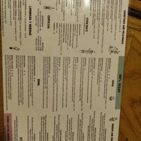 Menu at Quinoa in Barcelona