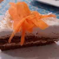 Carrot cake at Quinoa in Barcelona