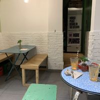 Cozy interior  at Quinoa in Barcelona