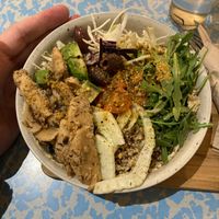 Mediterranean Bowl at Quinoa in Barcelona
