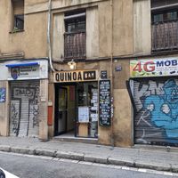 Outside of Quinoa Bar. at Quinoa in Barcelona