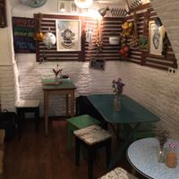 cafe at Quinoa in Barcelona