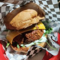 Burguer at Quinoa in Barcelona