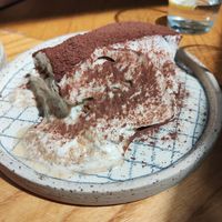 Tiramisú at Quinoa in Barcelona