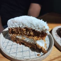 Carrot cake at Quinoa in Barcelona