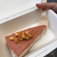 Vegan Cheesecake takeaway! at Quinoa in Barcelona
