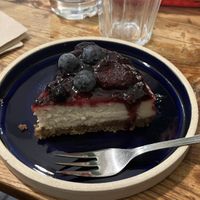 cheesecake  at Quinoa in Barcelona