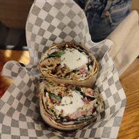 Wrap grec at Quinoa in Barcelona