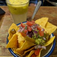 Nachos with Guacamole :) at Quinoa in Barcelona