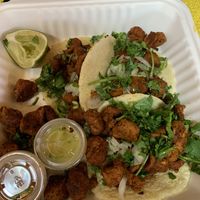 Vegan tacos  at Tacoland in Bridgewater