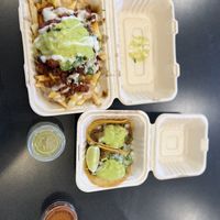 Al pastor French fries, kearny, Asada tacos  at Tacos Veganos II Avondale   in Avondale