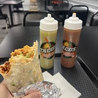 Excellent vegan Al pastor burrito   at Tacos Veganos II Avondale   in Avondale