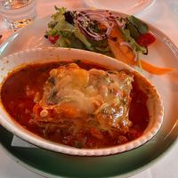 Vegan lasagna   at Caruso in Reykjavik