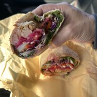 Tempeh Wrap! Sept 2024  at Little Plant in Coos Bay