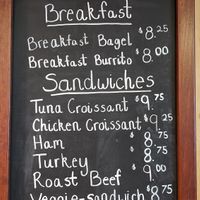 To-go menu with veggie options at BZN - Copper Horse Restaurant in Belgrade