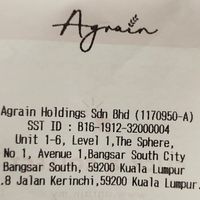Shop details at Agrain - The Sphere in Kuala Lumpur