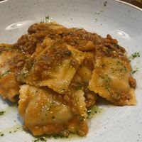 Ravioli al ragù di soia  at Una Gemma in Turin