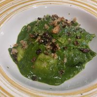 Ravioli con crema di cime di rapa   at Una Gemma in Turin