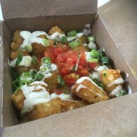 Loaded tots at Odd Burger  in Edmonton
