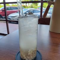 Local Barley / Luohanko with ice (1,8 BND) at Aura by TienSing in Bandar Seri Begawan