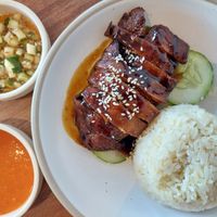 Mongolian "Chicken" Rice Set (6,5 BND) at Aura by TienSing in Bandar Seri Begawan