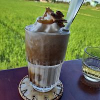 Coconut coffee. Didn't taste vegan. Only took a couple of sips. at Nghe Coffee in Hoi An