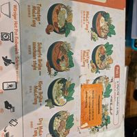 Broths (peanut, tomato and coconut are vegan) at YGF Hotpot in Vienna