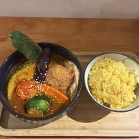 Soup curry with pumpkin croquette   at Soup Curry Fukuya in Taichung