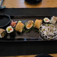 Vegane Sushiauswahl at Buddhas Bowl Rügen in Binz